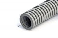 Труба гофрированная серая