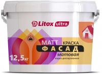 Краска ЛИТОКС ULTRA MATT ФАСАД 12,5 кг