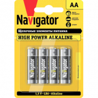 Элемент питания Navigator NBT-NE-LR6-BP4 пальчиковые