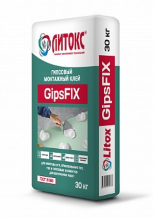 Гипсовый монтажный клей Литокс GipsFix