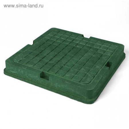 Люк ЛКПП квадрат малый зеленый1,5 т